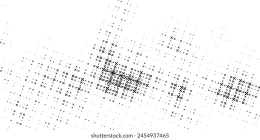 Fondo del Universo Estelar, Polvo estelar en el Universo profundo, Vía Láctea, Ilustración vectorial.