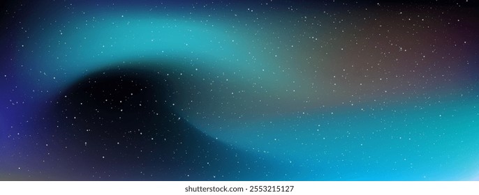 Star universe background, Stardust in deep universe, Milky way galaxy, The night with nebula in the cosmos, Vector Illustration.