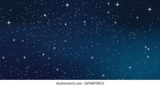 Star universe background, Stardust in deep universe, Milky way galaxy, Vector Illustration.