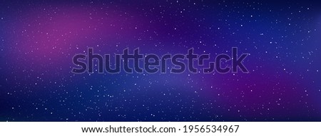 Similar – Image, Stock Photo Night Violet Sky Glowing Stars Background Backdrop With Sky Gradient. Colorful Night Starry Sky In Blue Colors. Amazing Night View Sky Above Village. Concept Of Relax Music. Tranquility View