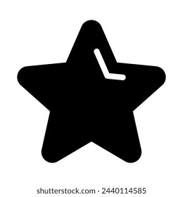 Star user interface icon illustration