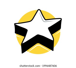 vector estrella. Ilustración de 3 estrellas.