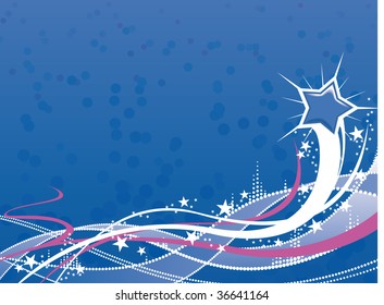 Star vector background