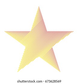 Star vector background lines