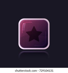 star - vector button off