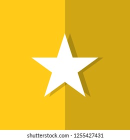 star vector color flat design icon. bookmark symbol. Editable Vector