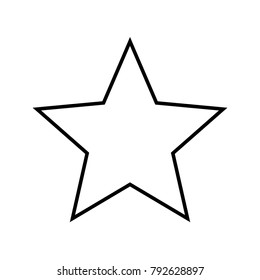 Star Vector Design Drawing