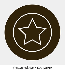 star vector icon 10 eps