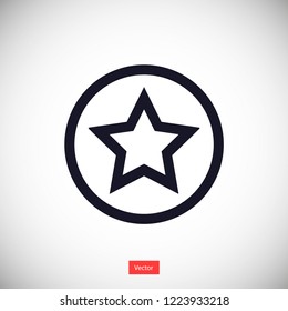 star vector icon 10 eps
