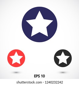 star vector icon 10 eps