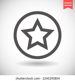 star vector icon 10 eps