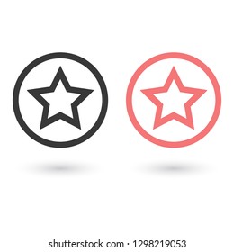 star vector icon 10 eps