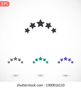 star vector icon 10 eps