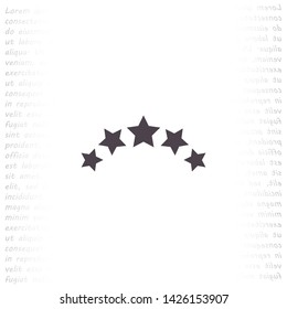 star vector icon 10 eps , Lorem ipsum Flat design