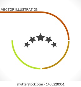 star vector icon 10 eps , Lorem ipsum Flat design
