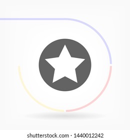 star vector icon 10 eps , Lorem ipsum Flat design