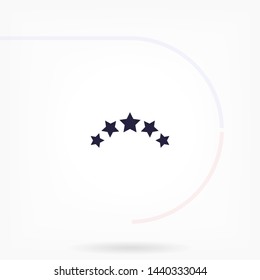 star vector icon 10 eps , Lorem ipsum Flat design