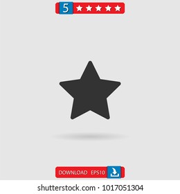 star vector icon