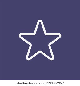 Star vector icon