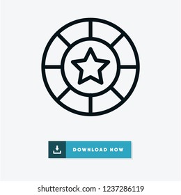 Star vector icon
