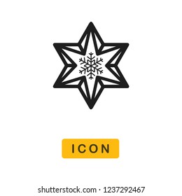 Star vector icon
