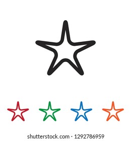 Star vector icon