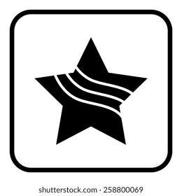 Star vector icon