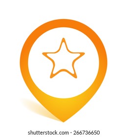 Star vector icon 