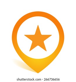 Star vector icon 