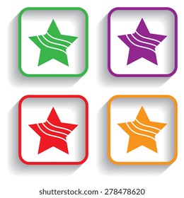 Star vector icon