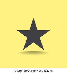 Star vector icon 