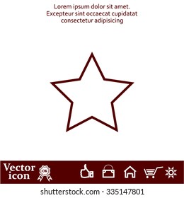 star - vector icon