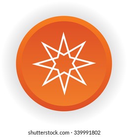 Star vector icon 