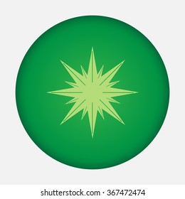 Star vector icon 