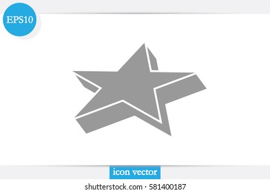 star vector icon.
