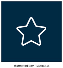 Star vector icon