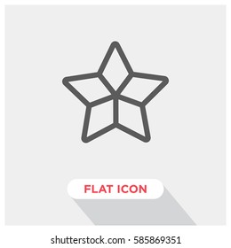 Star vector icon