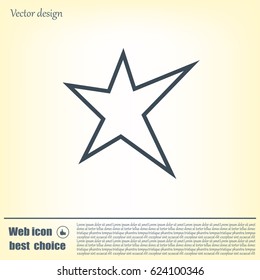 star - vector icon
