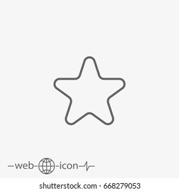 star vector icon