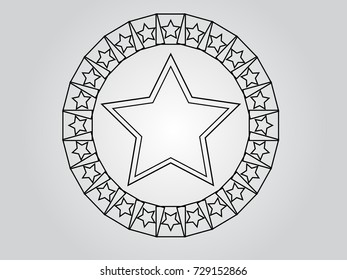 Star vector icon