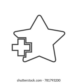 Star vector icon
