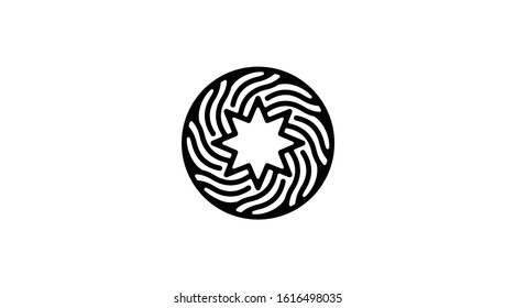 Star vector icon. Star abstract symbol