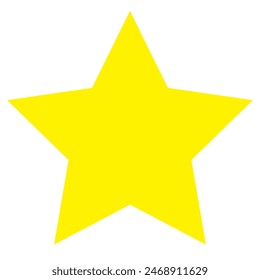 Star vector icon. Abstract yellow sparkle star. 11:11