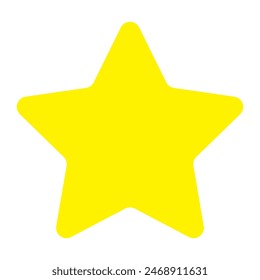 Star vector icon. Abstract yellow sparkle star. 11:11