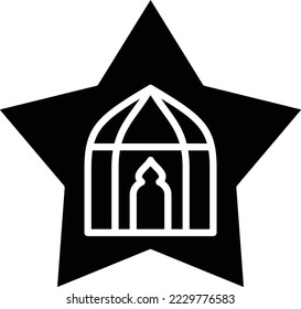 Star-Vektorsymbol. Kann für Druck-, Mobil- und Web-Anwendungen verwendet werden.