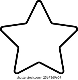 Star vector icon. Can be used for printing, mobile and web applications.