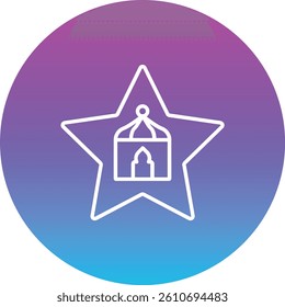 Star vector icon. Can be used for printing, mobile and web applications.