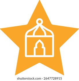 Star vector icon. Can be used for printing, mobile and web applications.