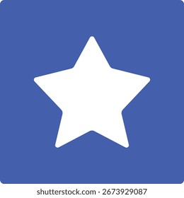 Icono de Vector de estrella. Se puede utilizar para aplicaciones de impresión, móviles y de Web.