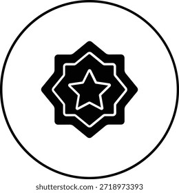 Icono de Vector de estrella. Se puede utilizar para aplicaciones de impresión, móviles y de Web.